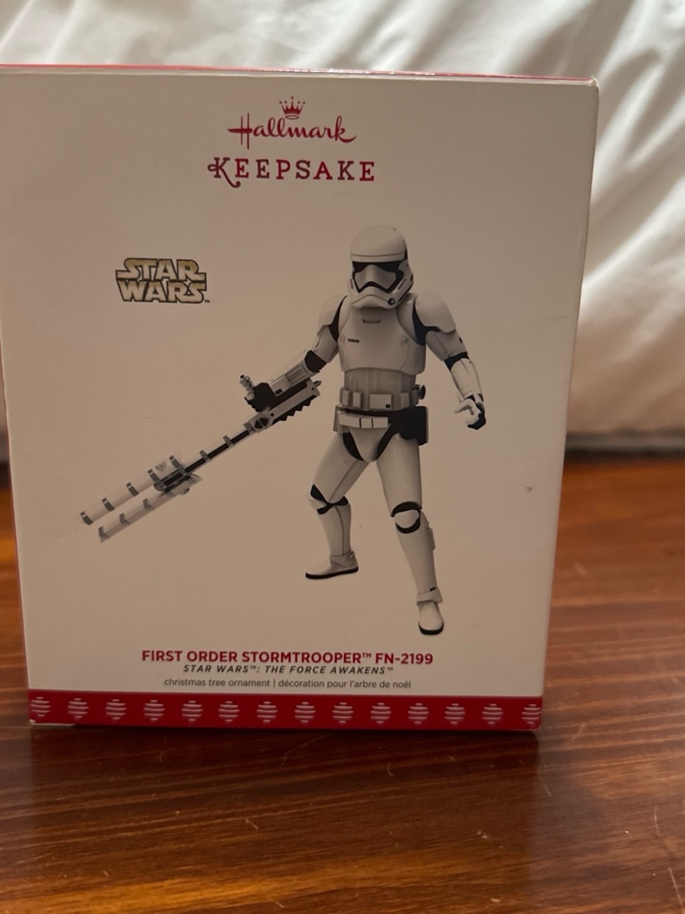 Star Wars Hallmark Keepsake First Order Stormtrooper Ornament - White & Black